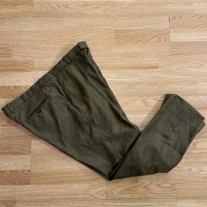 Perry Ellis Dress Pants 38X32 Mens Flat Front Trousers Formal Casual Bottoms